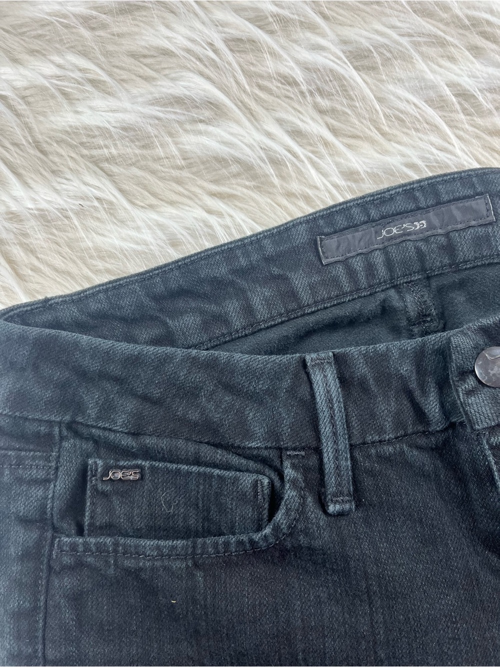 Joe's Jean Honey Women's 28x28 Mid Rise Bootcut Black - Picture 2 of 5